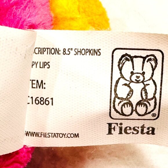 Shopkins Lippy Lips 8.5" Plush Toy By Moose/Fiesta - Picture 6 of 6